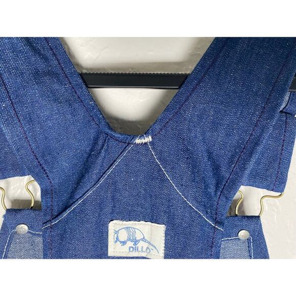 Rare Vintage NWT Dillo Women's Carpenter Blue Denim Jean Bib Overalls 90s Y2K 24 - Picture 11 of 16